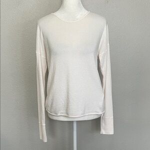 Abercrombie Twist Back Long Sleeve Knit Top Size XS